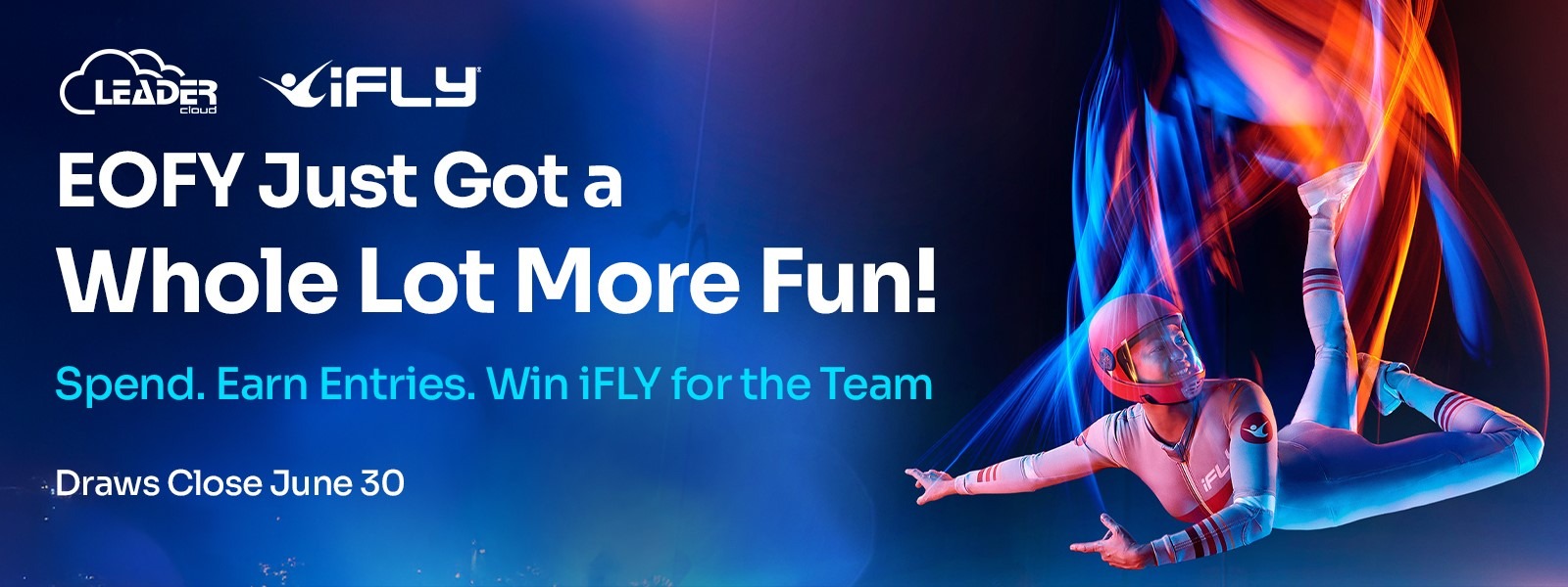 EOFY Win a iFLY Experience for your Team!