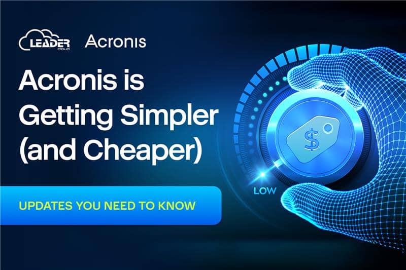 Acronis Price Update