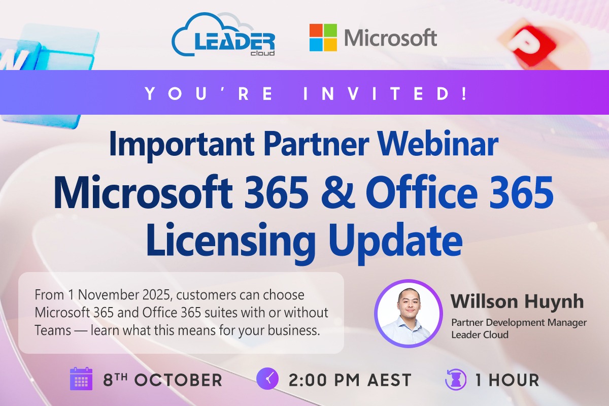Microsoft 365 & Office 365 Licensing Update