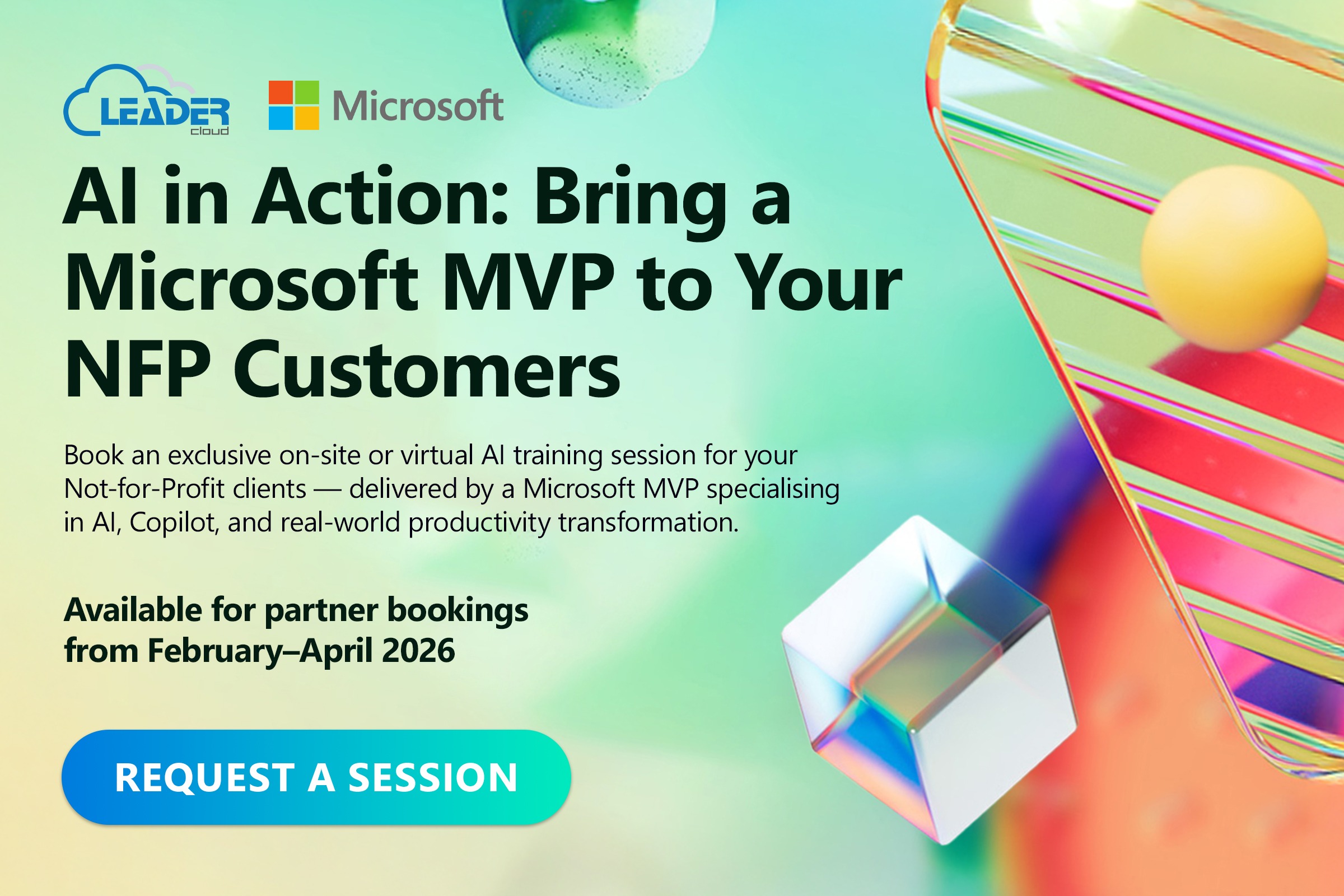 Bring a Microsoft MVP to your NFP Customers